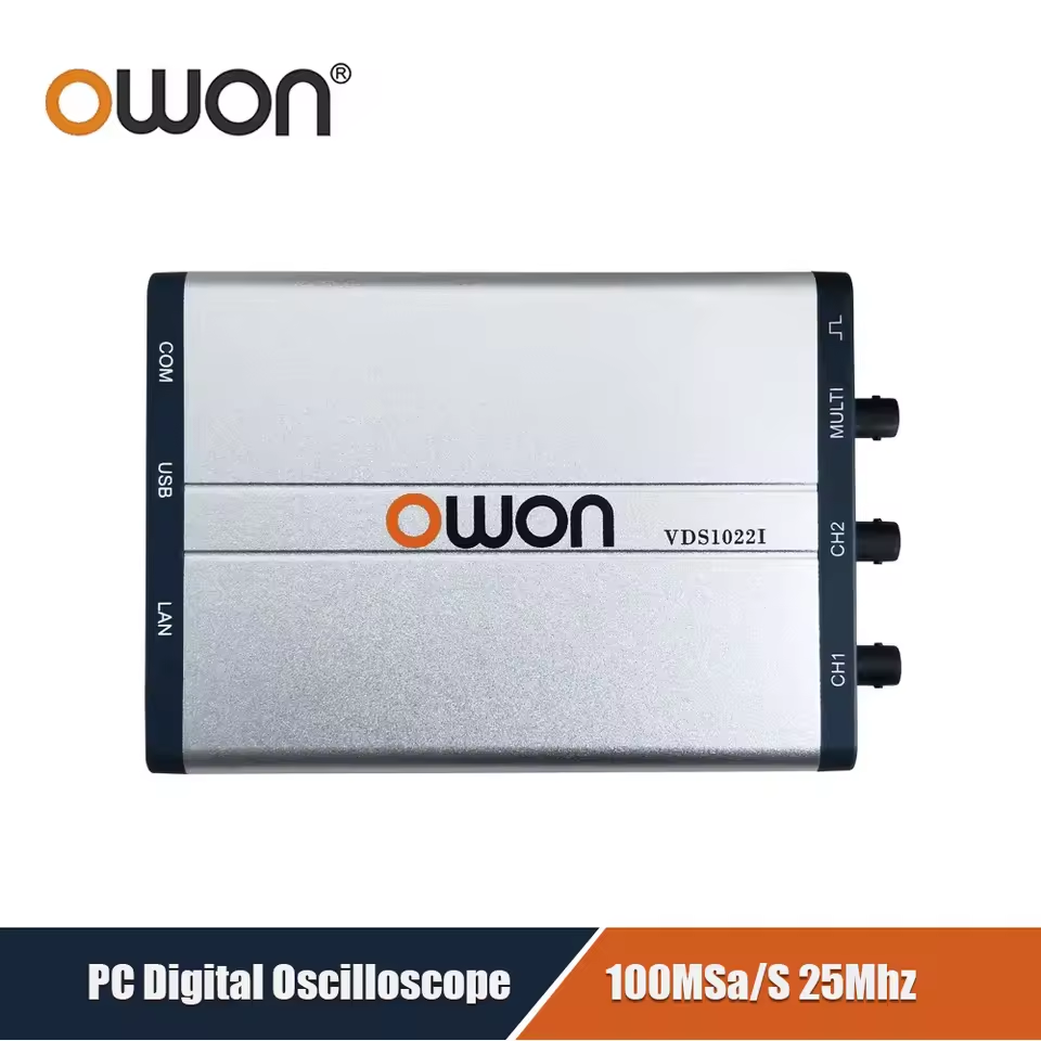 Digital Storage Oscilloscope 100Mhz - OWON VDS1022/I Virtual PC Oscilloscope |