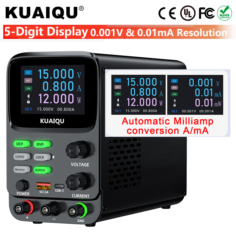 KUAIQU 5-digit Power Supply Ad - đánh giá và giá Programmable Dc Power Supply 30V 10A