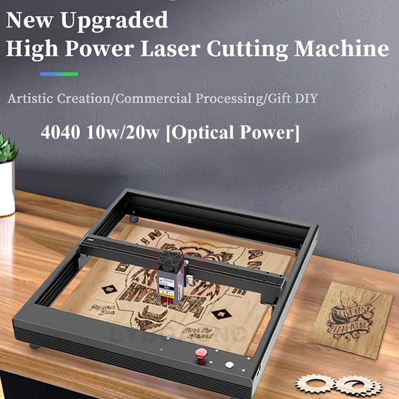 LY 4040 10W/20W Desktop Frame  - đánh giá và giá Mini Laser Engraver Cnc Router
