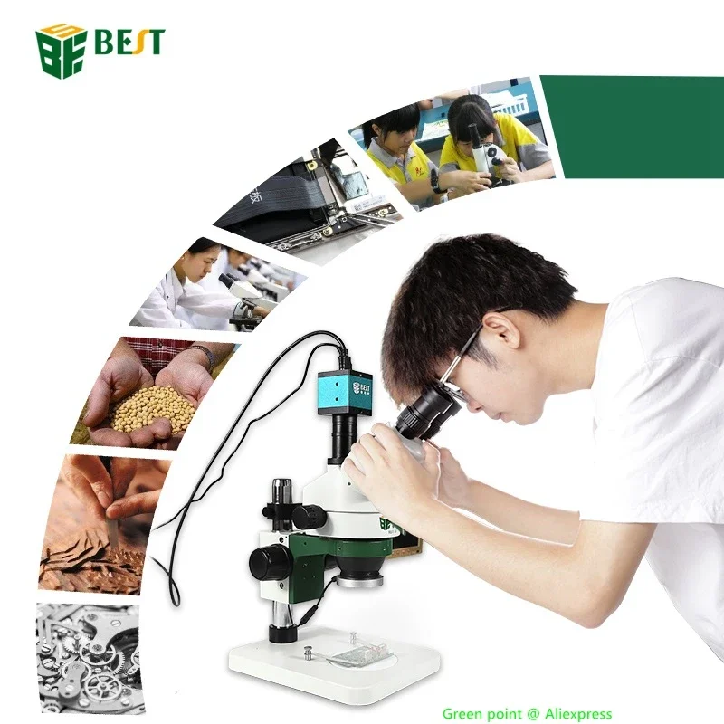 ZS7045 SERIES Stereo Digital Z - đánh giá và giá Stereo Trinocular Microscope Pcb