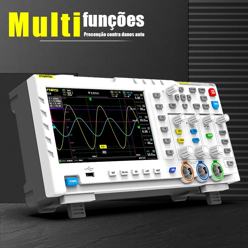 FNIRSI 1014D Digital Oscillosc - đánh giá và giá Digital Storage Oscilloscope 100Mhz